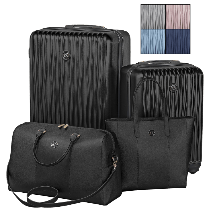 joy mangano hardside luggage reviews