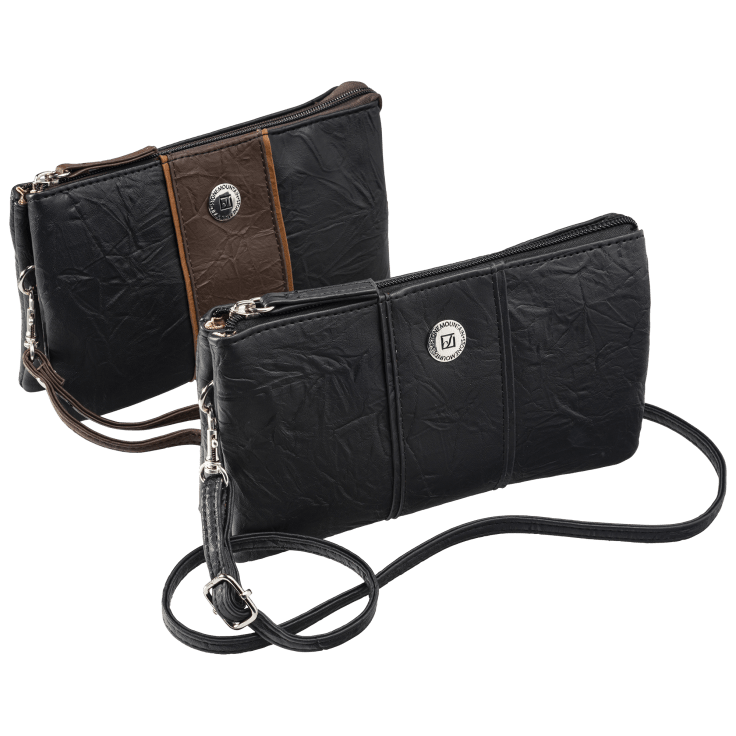 MorningSave: Stone Mountain 3-In-1 Genuine Leather Charging Handbag