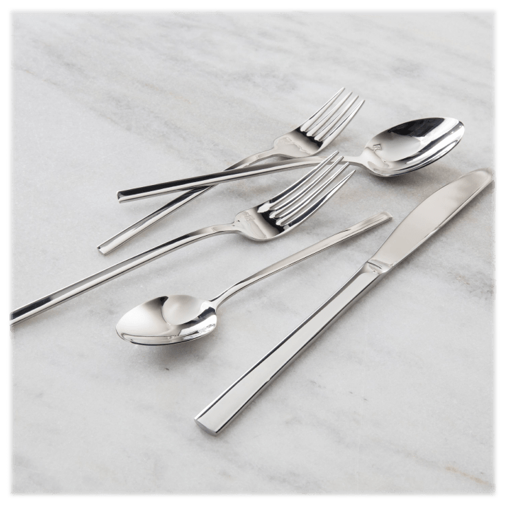 MorningSave Fortessa Theo 42Piece 18/10 Stainless Steel Flatware Set