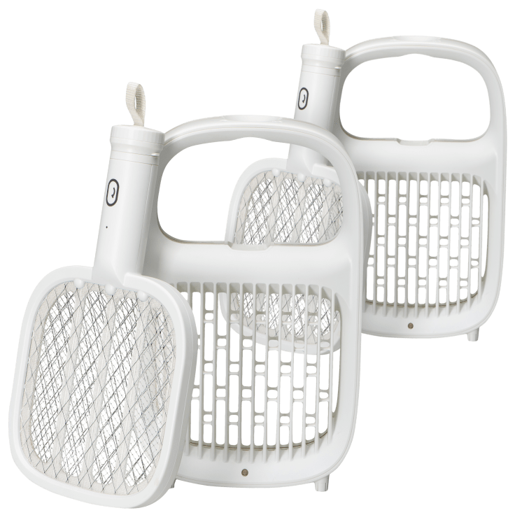 MorningSave 2Pack Bug Zapper Wands with Charging Base