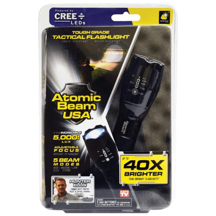 MorningSave: Atomic Beam 5-Beam LED Flashlight As Seen on TV