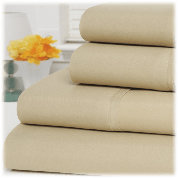 MorningSave Rayon from Bamboo Luxury 4Piece Luxury Sheet Set