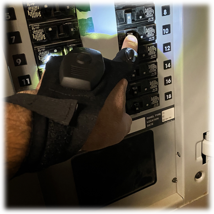 MorningSave 2Pack SecureBrite LED Flashlight Gloves with Builtin