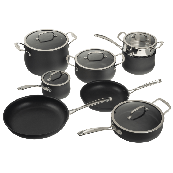 MorningSave: Cuisinart 13 Piece Contour Hard Anodized Cookware Set