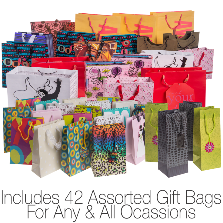 assorted gift bags