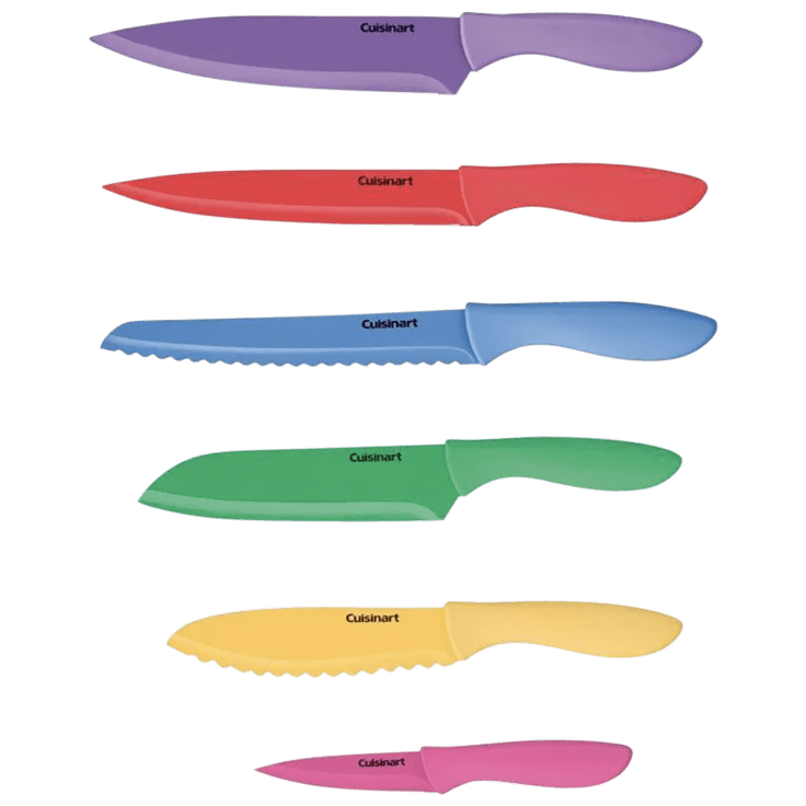 SideDeal: Cuisinart Advantage 6-Piece Ceramic-Coated Color Knife Set