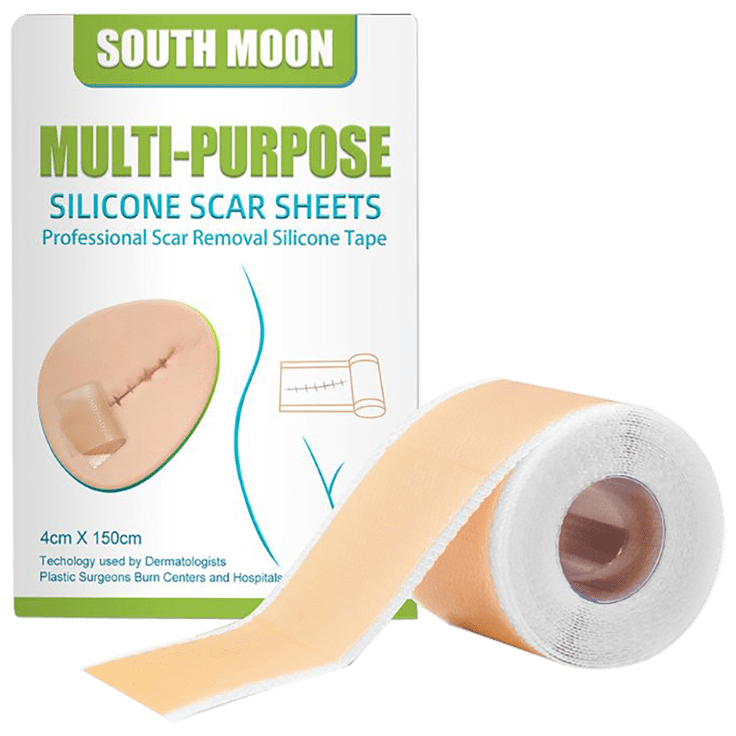 Silicone Scar Sheets (1.6x 60Roll) Medical Silicone Scar Tape  Roll,Easy-Tear Soft Silicone Tape for Scars Removal,Reusable Painless  Silicone Sheets