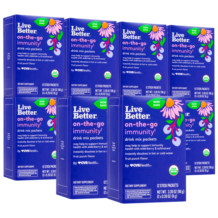 120-Pack Live Better On-the-Go Immunity Drink Mix Packets