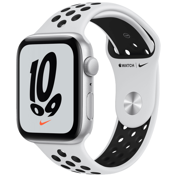 Apple Watch Nike SE (GPS) 44mm Silver Aluminum Case with Nike 