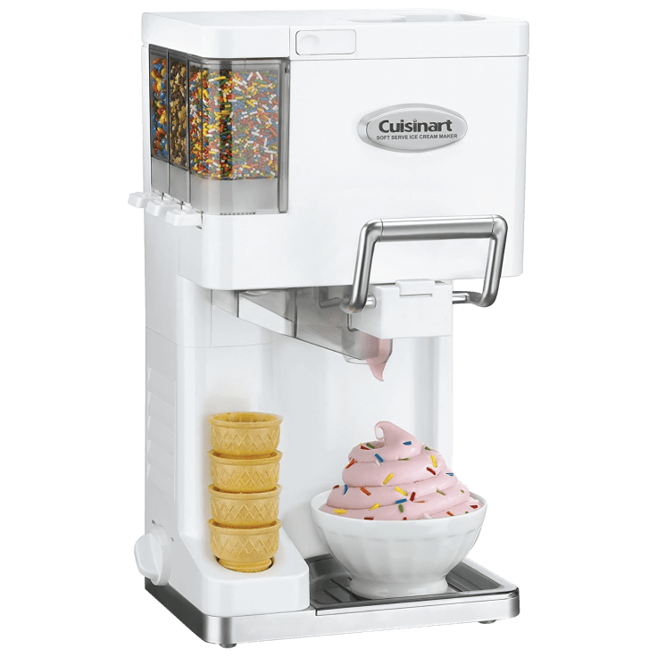  Cuisinart Soft Serve Ice Cream Machine- Mix It In Ice