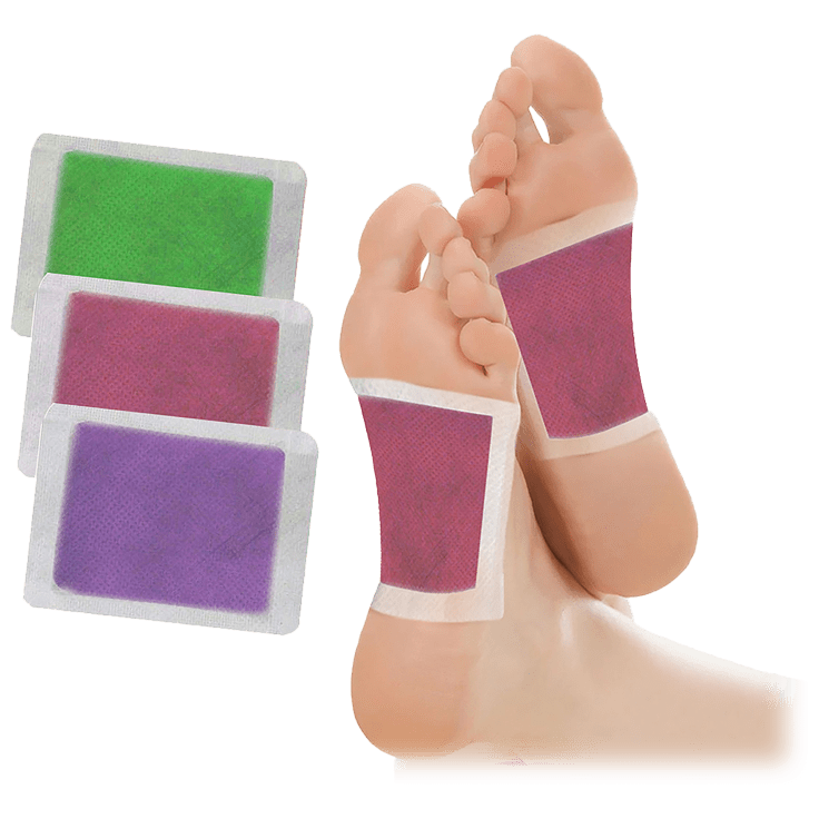 SideDeal 30Pack Detoxifying Bamboo Foot Pads