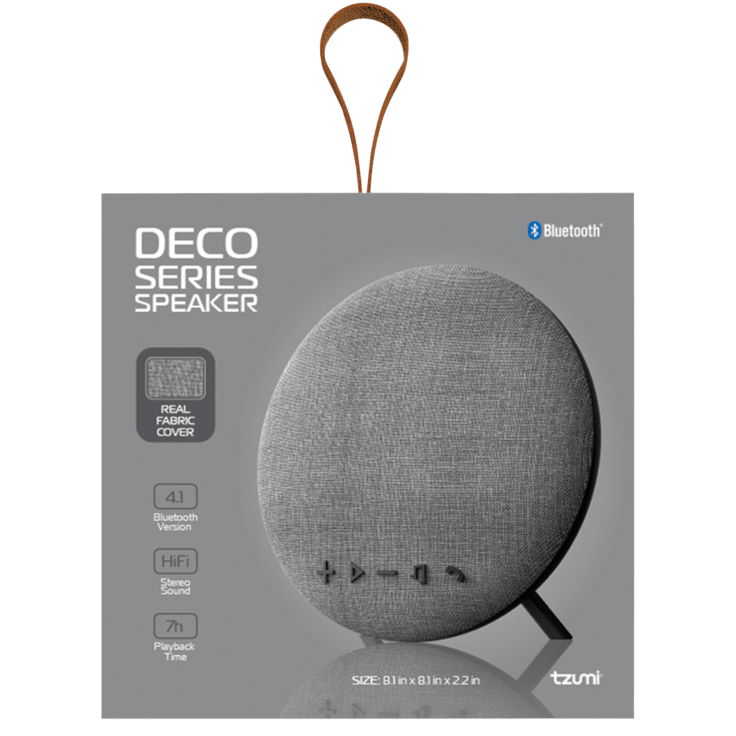 Tzumi deco series speaker hotsell
