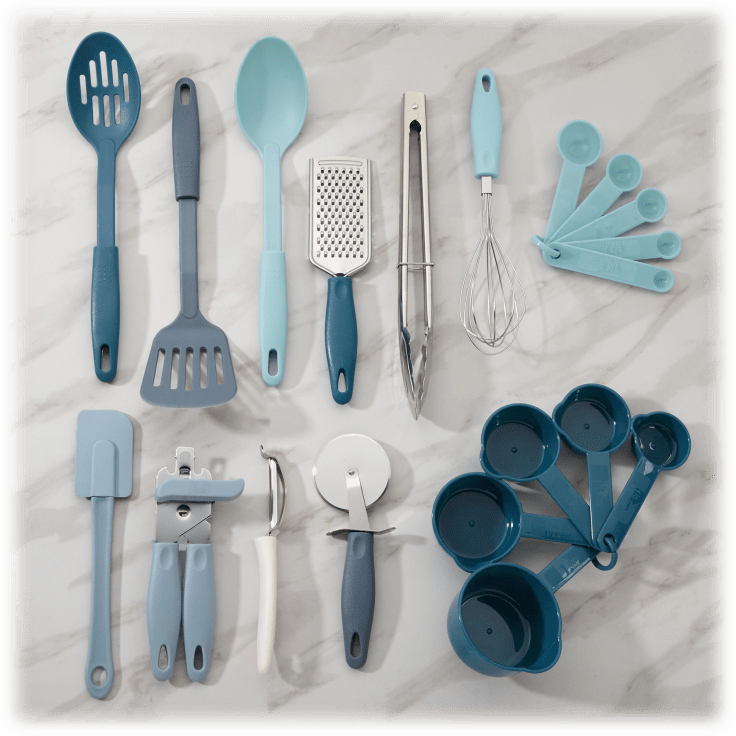 MorningSave: Cook with Color 5-Piece Mini Utensil Set