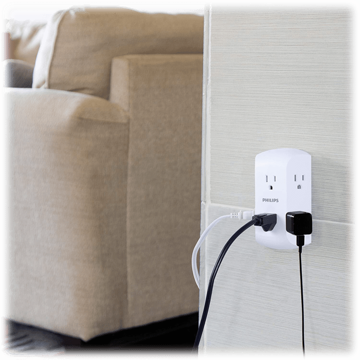 MorningSave 4Pack Philips 6Outlet Extender