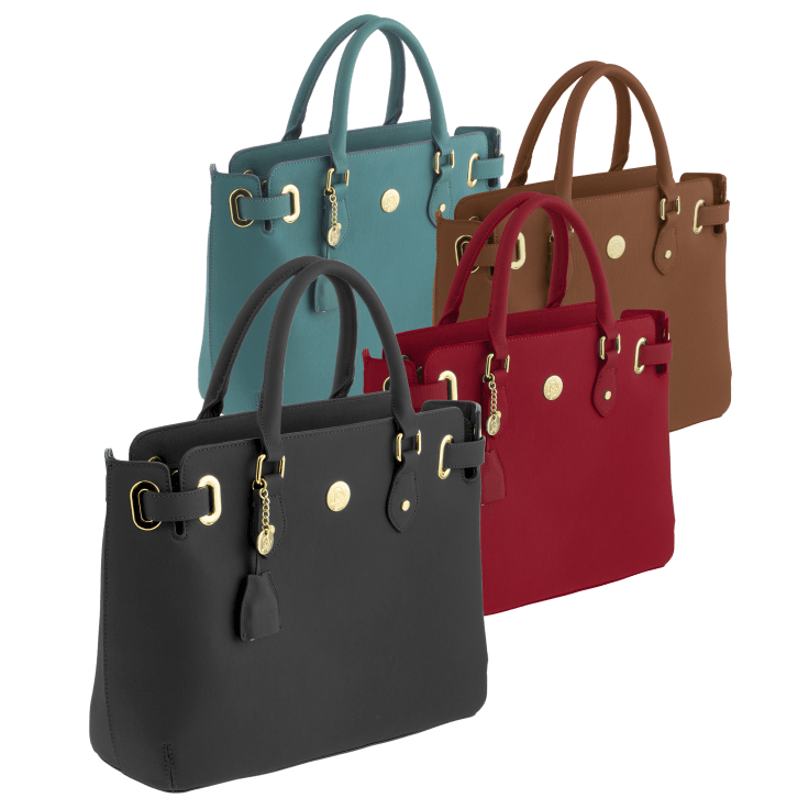 MorningSave: Joy Mangano Christie Leather Handbag Satchel