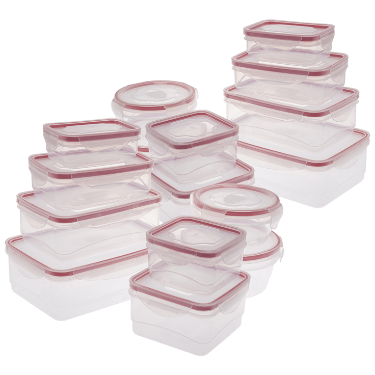SideDeal 32Piece FreshClip Food Storage Set with Locking Lids