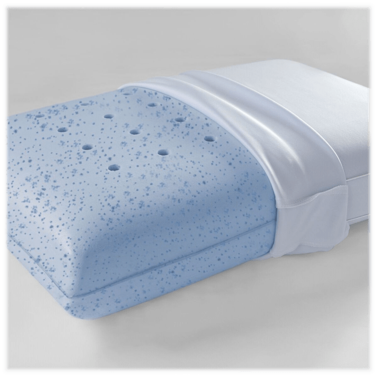 MorningSave iDEAL Comfort by SensorPedic Gel Memory Foam Firm Pillow