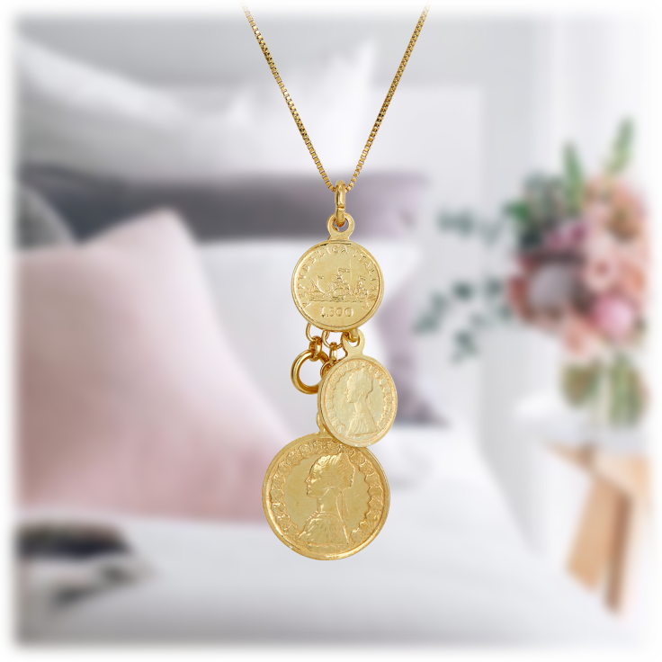 14K GOLD 1995 ITALIAN LIRE COIN PENDANT - jewelry - by owner - sale -  craigslist