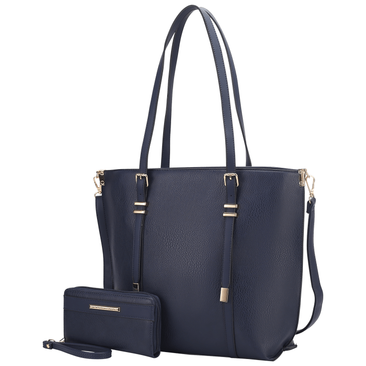 MorningSave MKF Collection Emery Vegan Leather Women's Tote Bag with