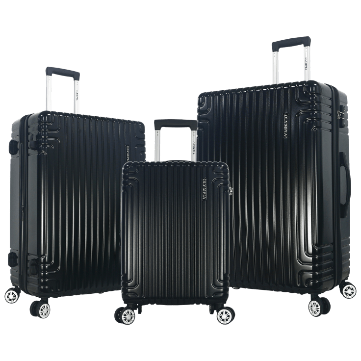 MorningSave Olympia USA Gulliver 3Piece Hardside Spinner Luggage Set