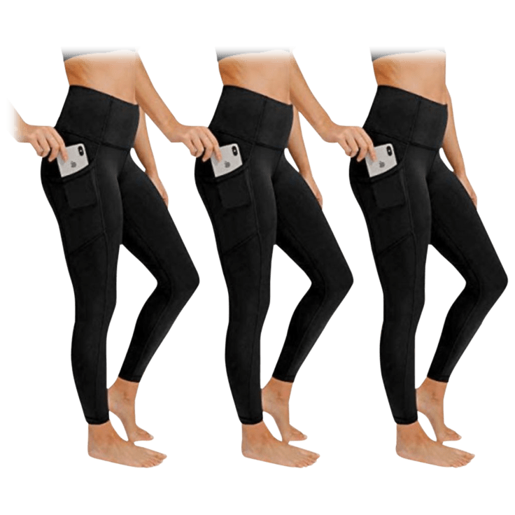 High waist tummy control leggings with 3 Pockets Assorted Colors– Emprella