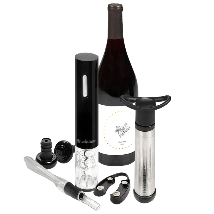 Brookstone Automatic Wine Opener & Preserver Set, Wine Gift Set