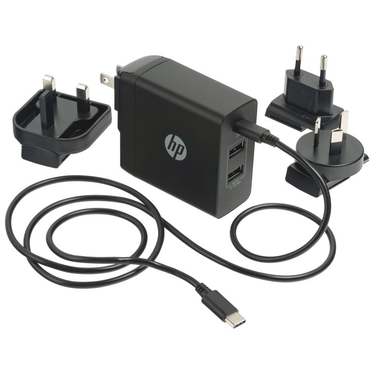 MorningSave HP USBC Power Delivery (PD) 45W Charger with 2 USBA Ports