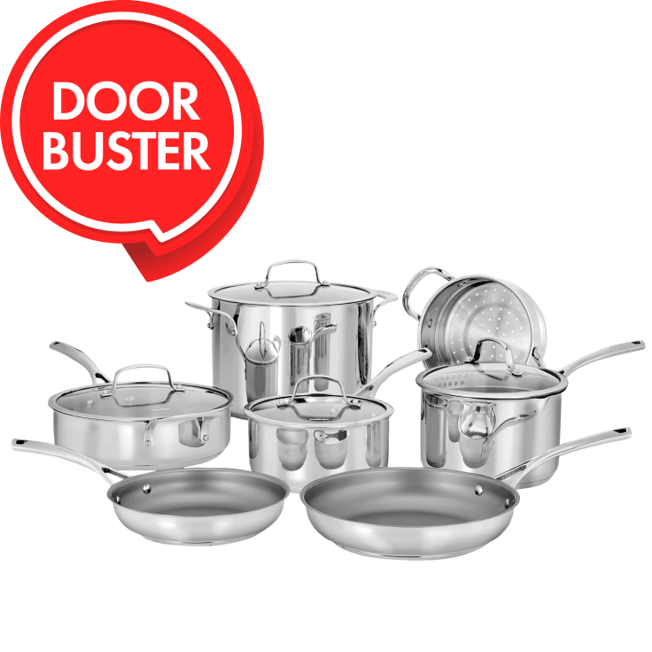 11-Piece Cuisinart Forever Stainless Steel Cookware Set