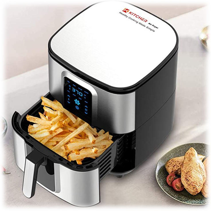 GoWISE USA 12.7 Quart Deluxe Air Fryer Oven with 10 Accessories