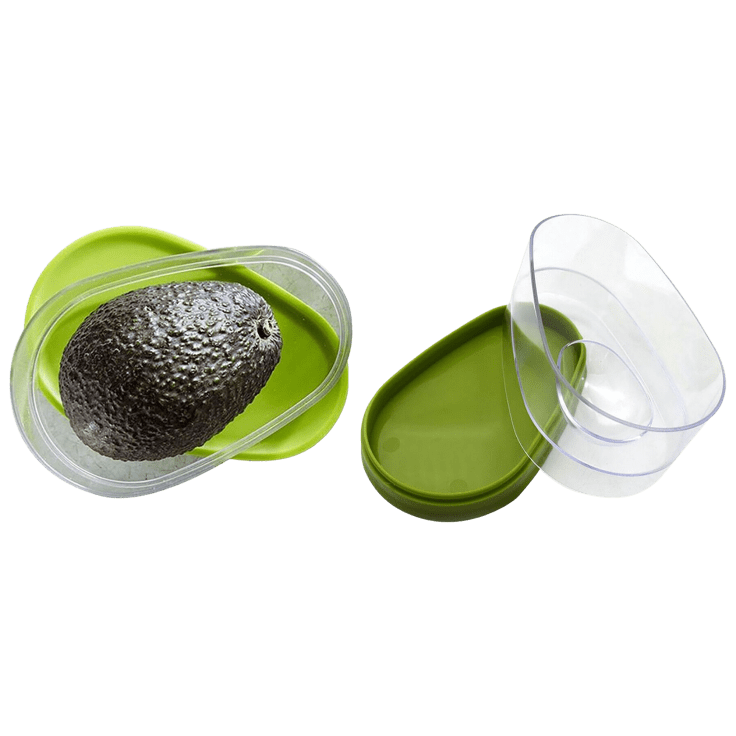 MorningSave: 2-Pack: Snap-On Avocado Food Saver Storage Container