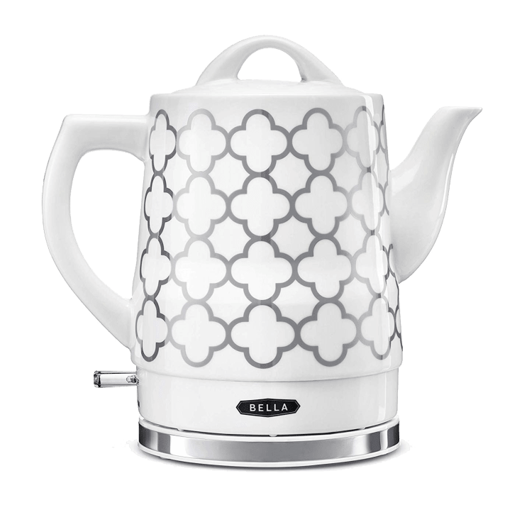 New Bella Electric 1.2L Ceramic Kettle Fill Switch on and Serve Cordless
