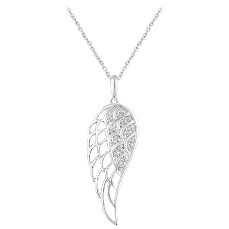 TINGN Heart Crystal Necklace for Women 18
