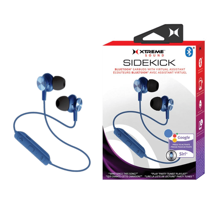 SideDeal 2 Pack Xtreme Sound Sidekick Bluetooth Earbuds with