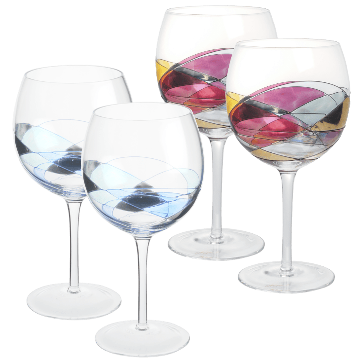 SideDeal: Antoni Barcelona 2-Piece Stemless Balloon Wine Glasses