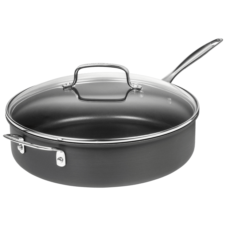 Cuisinart 5-Qt. Contour Stainless Saute Pan with Helper Handle