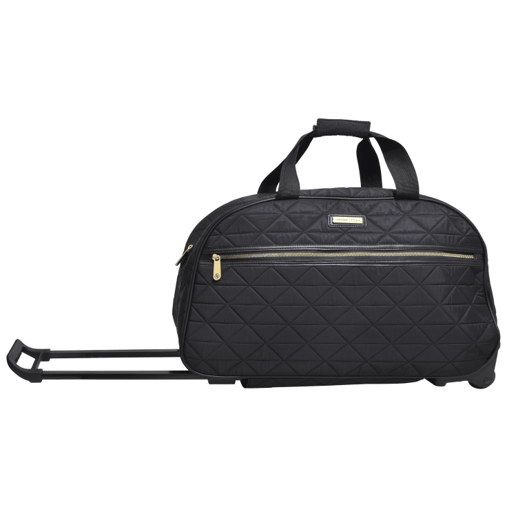 MorningSave Adrienne Vittadini Quilted Duffel on Wheels