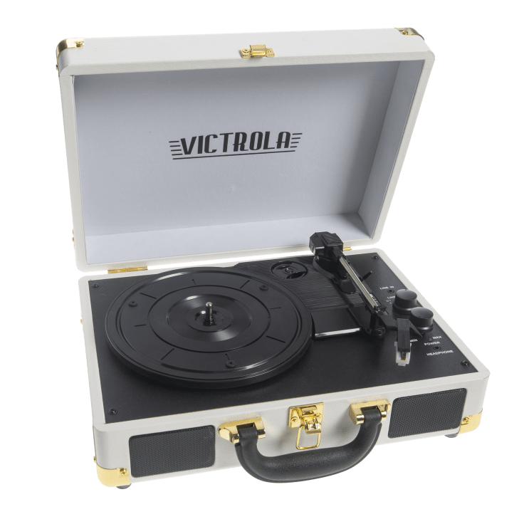 briefcase record player with bluetooth