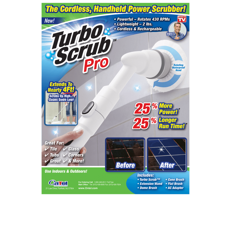 MorningSave Turbo Scrub PRO 360 Cordless Rechargeable Tile Scrubber