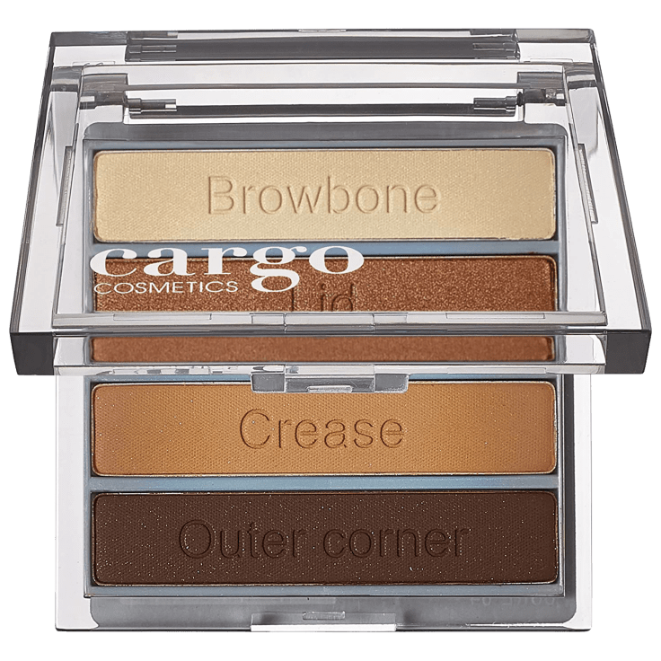 Cargo Cosmetics Bronze Eye Shadow Palette with Magic Eye Brush and Lip Kit....