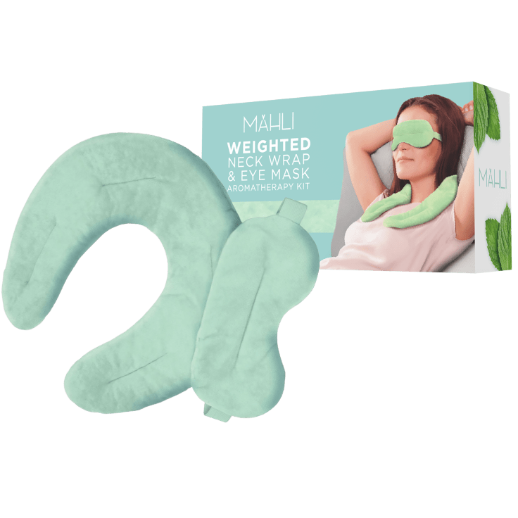 Mahli Weighted Hot/Cold Neck Wrap and Eye Mask with Aromatherapy