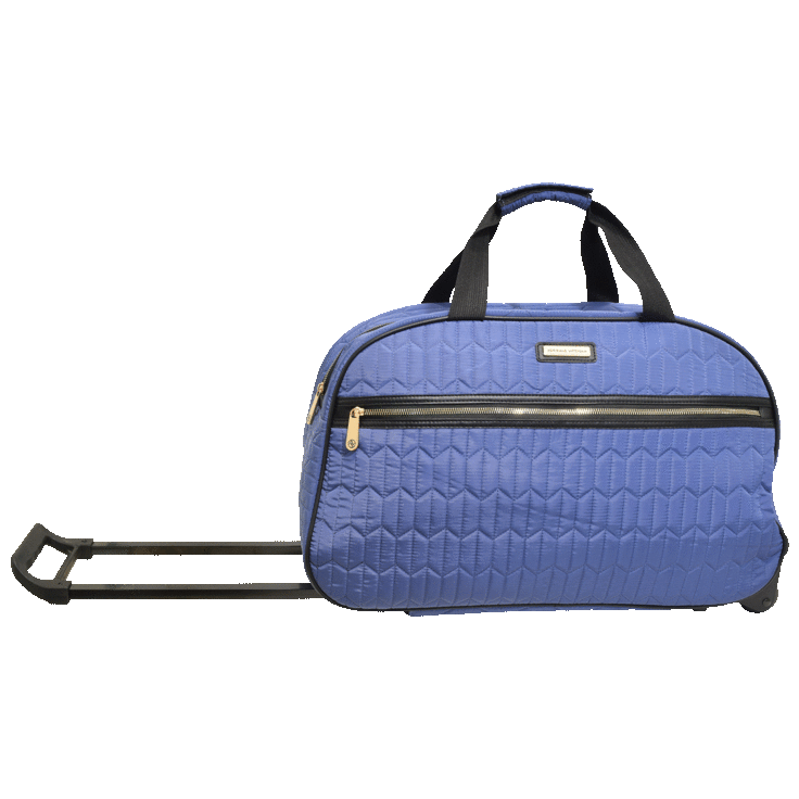MorningSave Adrienne Vittadini Quilted Duffel on Wheels With