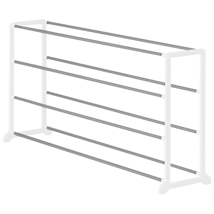 MorningSave Farberware 4 Tier Metal Shoe Rack