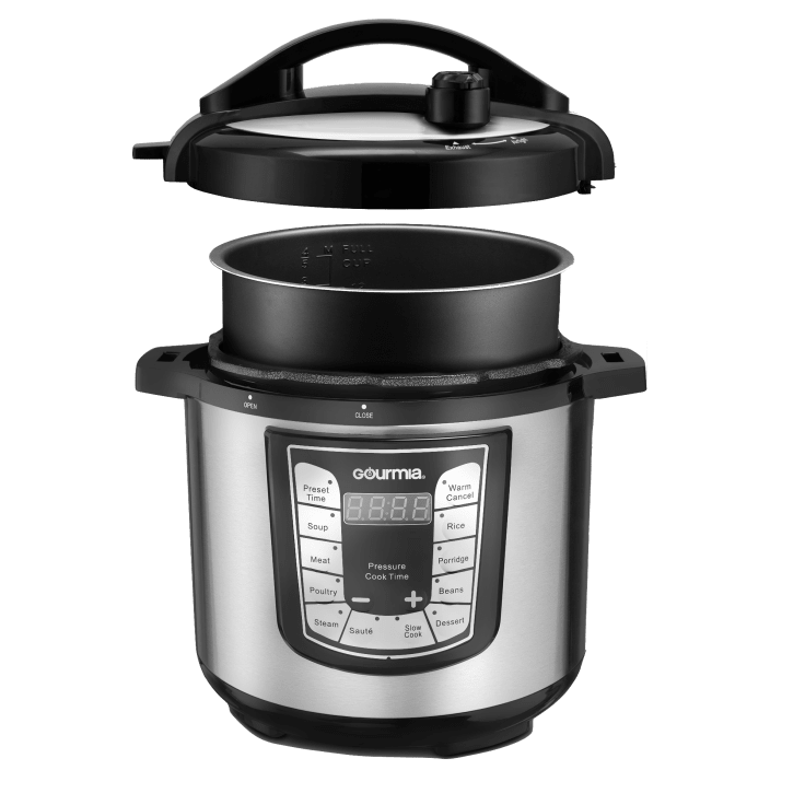 MorningSave Gourmia 6Quart Pressure Cooker with 10 Preset Cook Modes