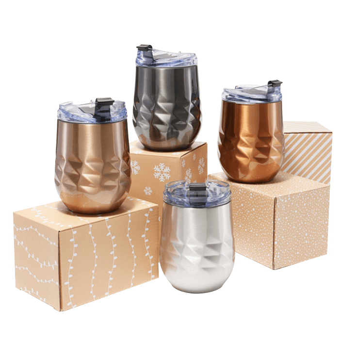 Primula Peak Hot or Cold Tumbler - Triple Layer Copper Technology Vacuum Sealed - with Matching Color Gift Box | 20 Ounce | Brushed Stainless Steel