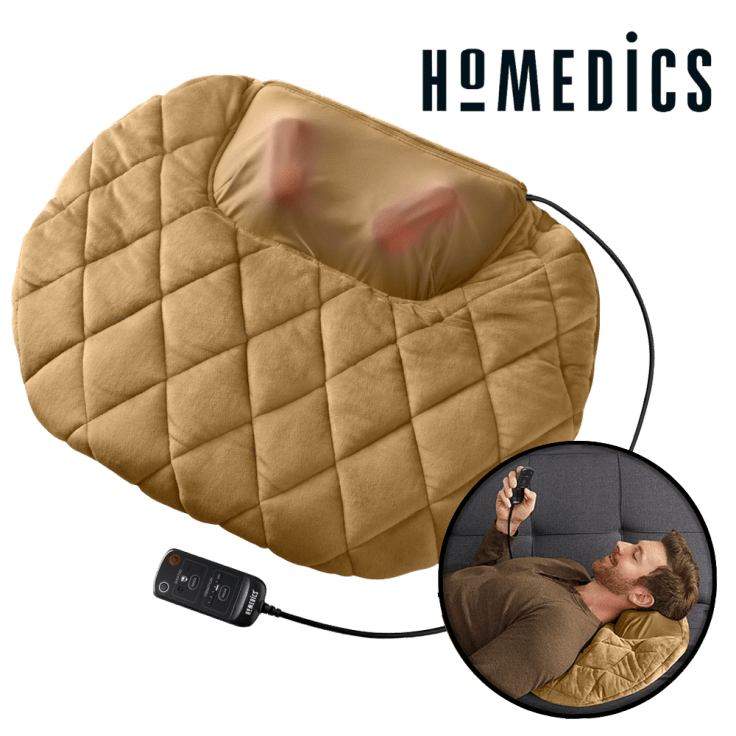 Homedics - Shiatsu Neck and Shoulder Massager with Heat - Brown