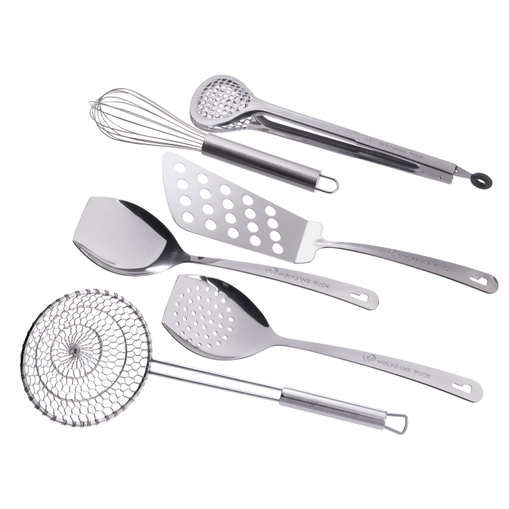 Wolfgang Puck's top-rated 13-piece stainless steel cookware set is