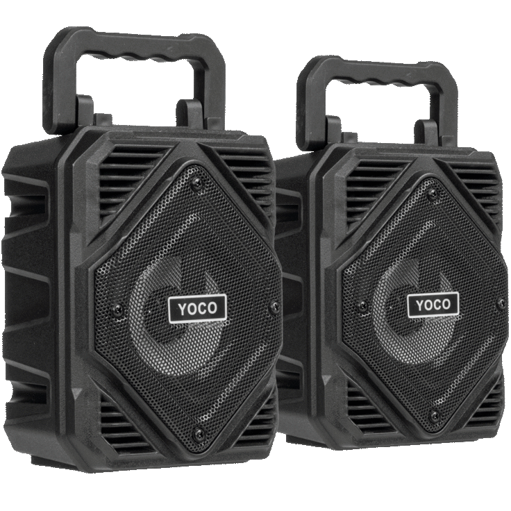 2-Pack Yoco Wireless 400 Watts Speakers (Black, Blue, or Red)