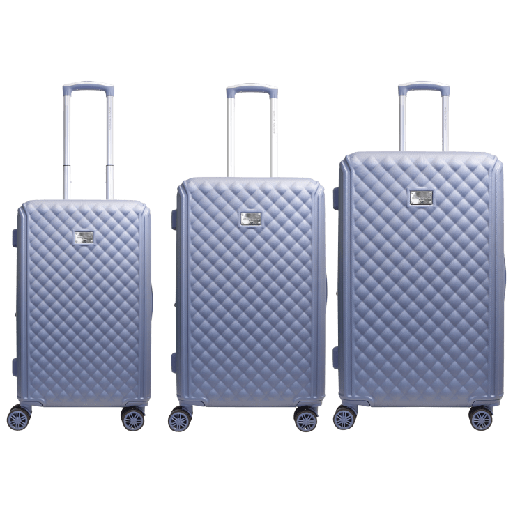 ADRIENNE VITTADINI 3 PC PRINTED SOFT LUGGAGE SET