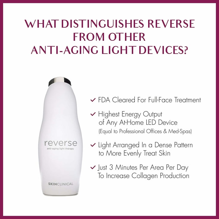 MorningSave SkinClinical Reverse AntiAging Light Therapy with Bonus