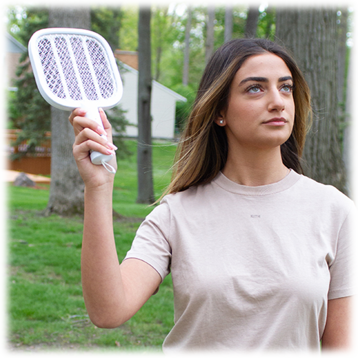 MorningSave 2Pack Bug Zapper Wands with Charging Base